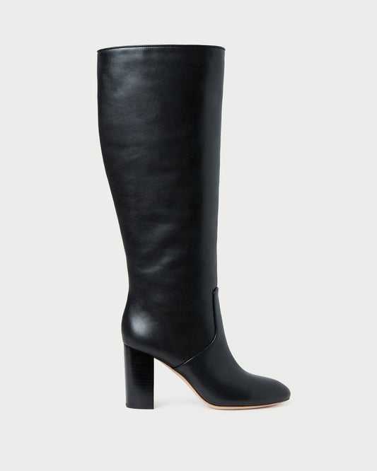 Goldy Black Wide-Calf Boot | Loeffler Randall Women