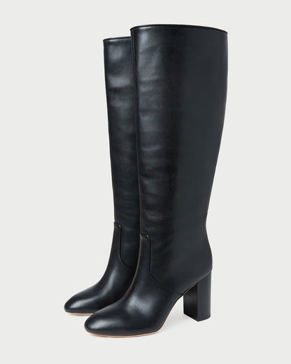 Goldy Black Wide-Calf Boot | Loeffler Randall Women