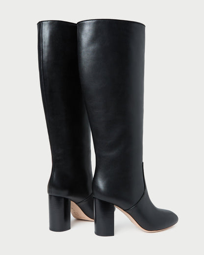 Goldy Black Wide-Calf Boot | Loeffler Randall Women