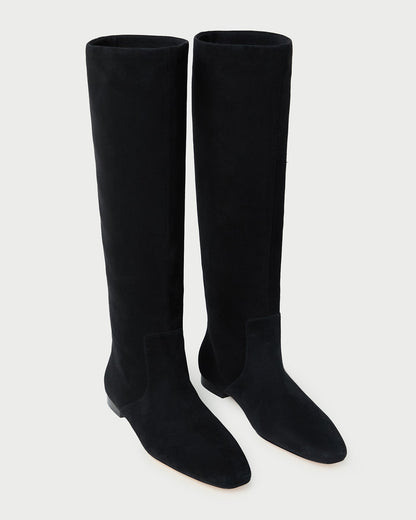 Lillian Black Suede Tall Boot | Loeffler Randall Women