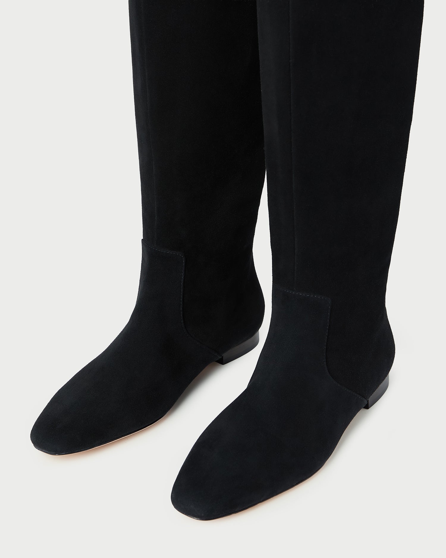 Lillian Black Suede Tall Boot | Loeffler Randall Women