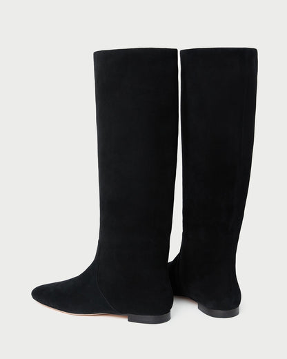 Lillian Black Suede Tall Boot | Loeffler Randall Women