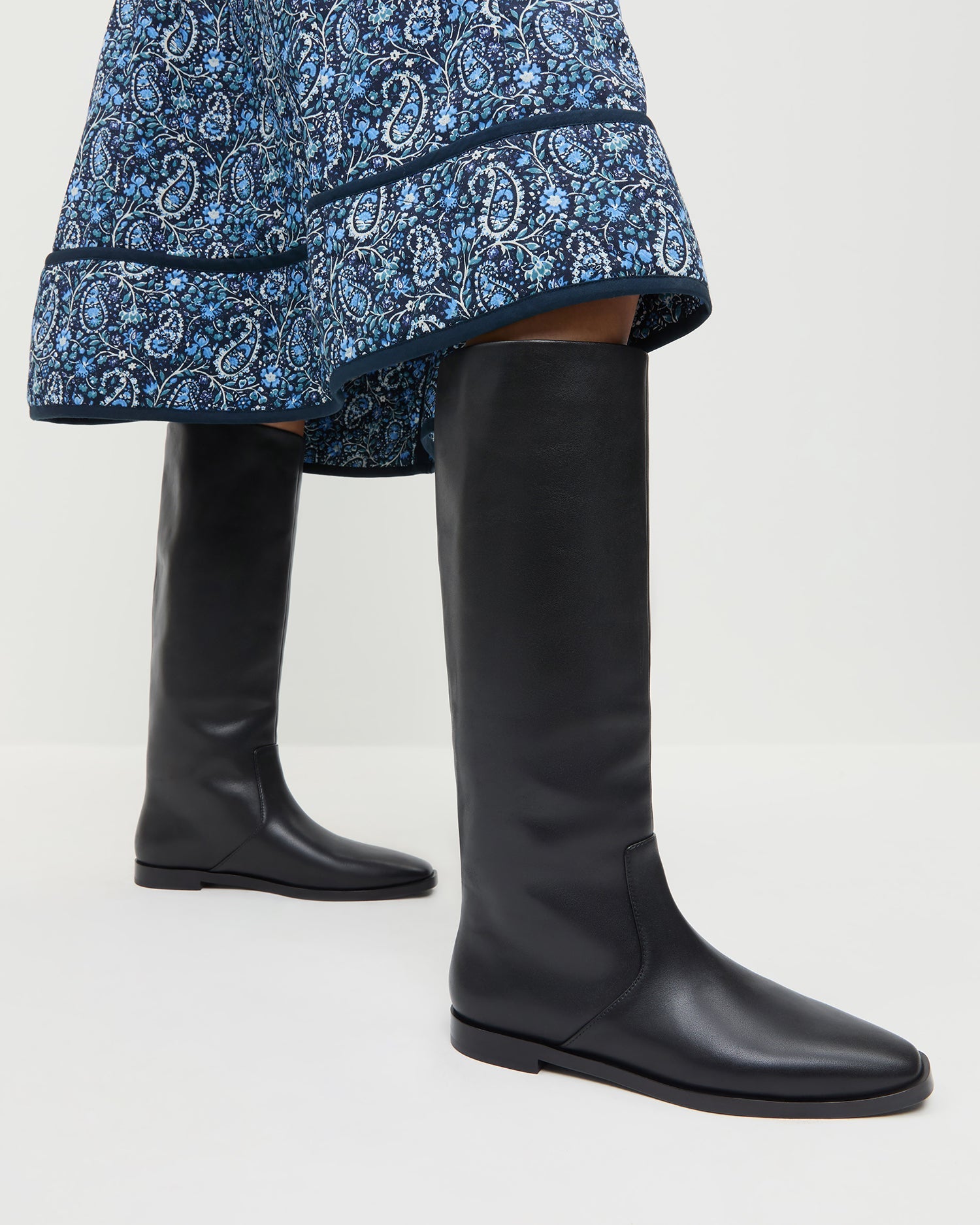 Tilly Black Leather Tall Boot | Loeffler Randall Women