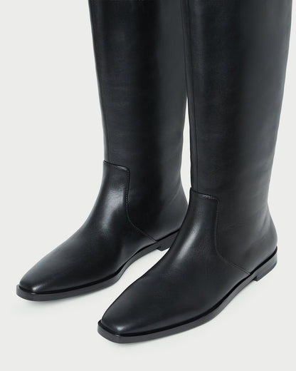 Tilly Black Leather Tall Boot | Loeffler Randall Women