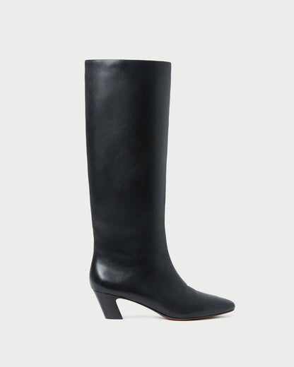 Marley Black Leather Tall Boot | Loeffler Randall Women
