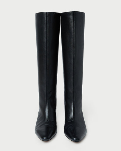 Marley Black Leather Tall Boot | Loeffler Randall Women