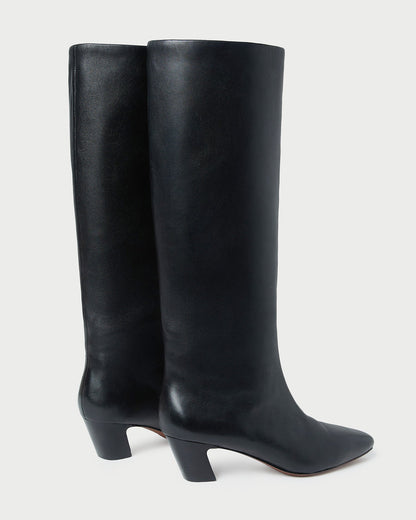 Marley Black Leather Tall Boot | Loeffler Randall Women