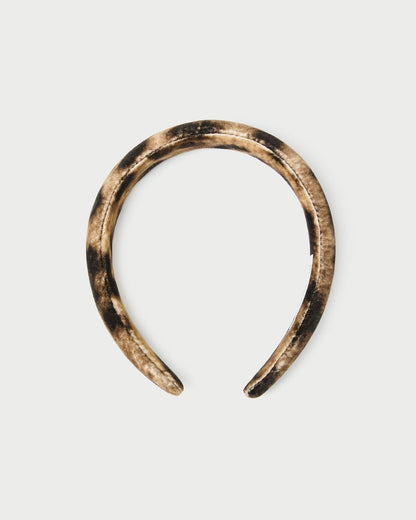Marina Leopard Puffy Headband | Loeffler Randall Women