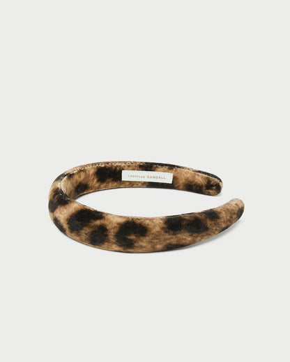 Marina Leopard Puffy Headband | Loeffler Randall Women