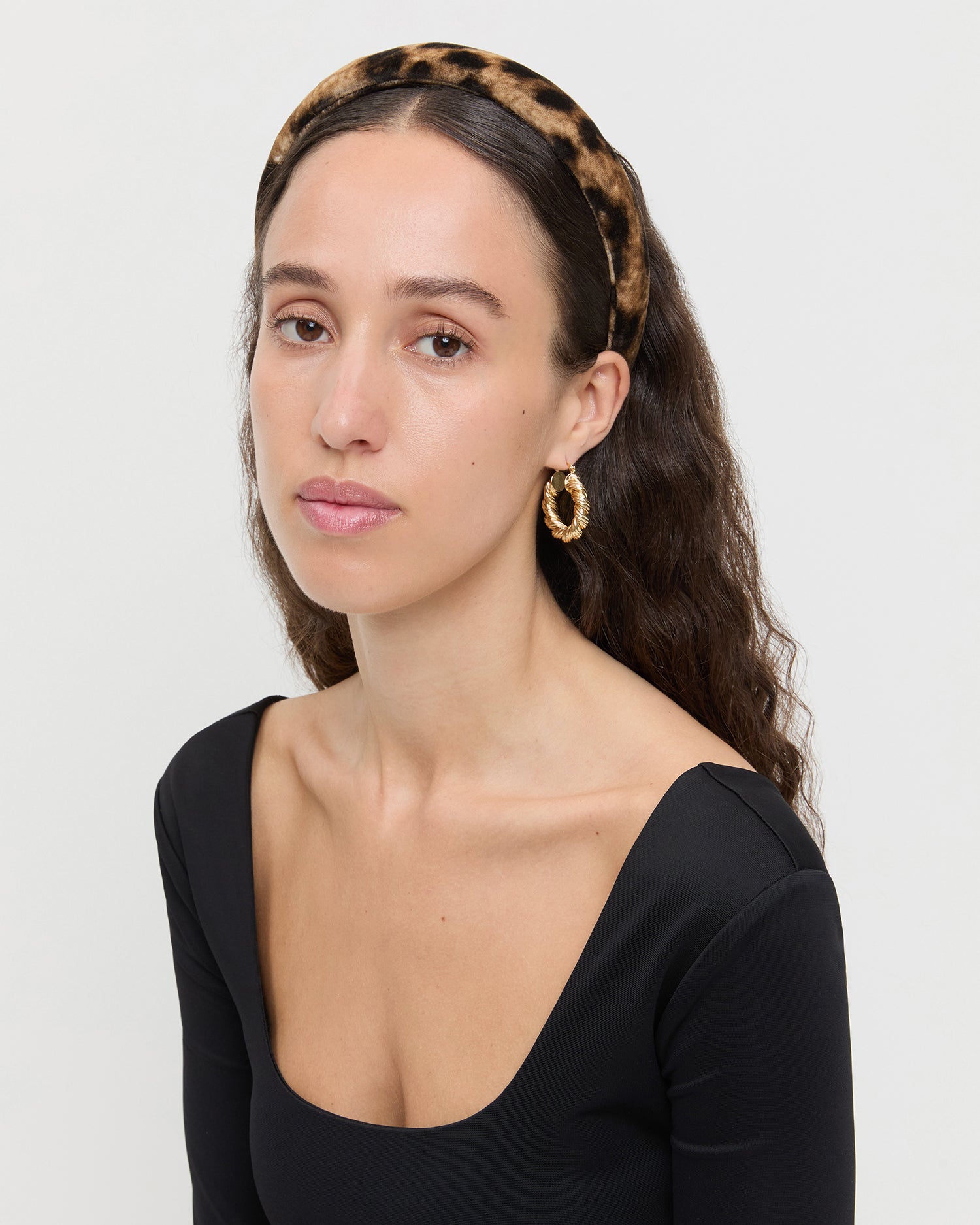 Marina Leopard Puffy Headband | Loeffler Randall Women