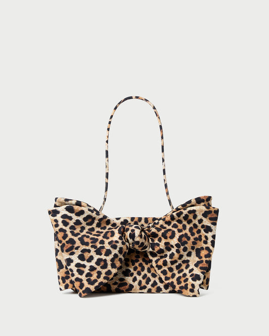Valerie Leopard Jersey Bow Bag | Loeffler Randall Women
